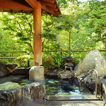 Oigami Onsen Anabarayu Toshukan open-air bath