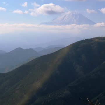 Mt.Fuji seen from Fujimidai at Oyama