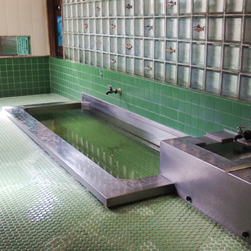 Yamato-onsen bathtub, Kamisuwa Onsen