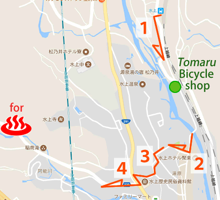 Map of Suzumorinoyu, Minakami Onsen-kyo in Gunma Prefecture