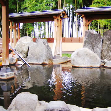 Seiganji-onsen open-air bath Rocks tub