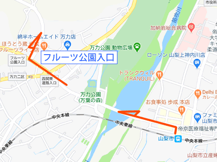 Map of Hottarakashi-onsen